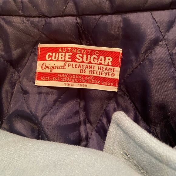 Authentic Cube Sugar RARE Toggle Blue Pea Coat Jacket - Picture 7 of 9